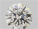 Natural Diamond 0.40 Carats, Round with Excellent Cut, J Color, IF Clarity and Certified by GIA