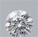 Natural Diamond 0.45 Carats, Round with Excellent Cut, D Color, SI2 Clarity and Certified by GIA