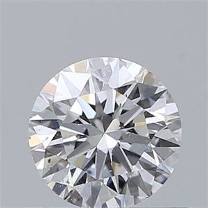 Picture of Natural Diamond 0.45 Carats, Round with Excellent Cut, D Color, SI2 Clarity and Certified by GIA