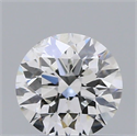 Natural Diamond 0.40 Carats, Round with Very Good Cut, F Color, SI2 Clarity and Certified by GIA