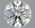 Natural Diamond 1.87 Carats, Round with Excellent Cut, G Color, SI1 Clarity and Certified by GIA