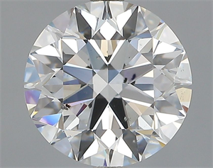 Picture of Natural Diamond 1.87 Carats, Round with Excellent Cut, G Color, SI1 Clarity and Certified by GIA