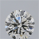 Natural Diamond 0.40 Carats, Round with Excellent Cut, I Color, VS1 Clarity and Certified by GIA