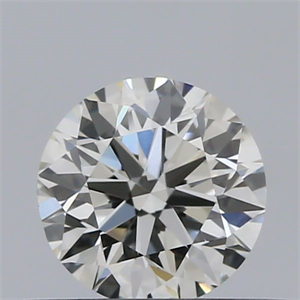 Picture of Natural Diamond 0.40 Carats, Round with Excellent Cut, I Color, VS1 Clarity and Certified by GIA