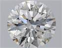 Natural Diamond 2.60 Carats, Round with Excellent Cut, F Color, SI1 Clarity and Certified by GIA