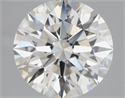 Natural Diamond 2.58 Carats, Round with Excellent Cut, J Color, IF Clarity and Certified by GIA