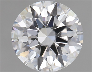 Picture of Natural Diamond 1.01 Carats, Round with Excellent Cut, D Color, FL Clarity and Certified by GIA