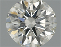 Natural Diamond 0.51 Carats, Round with Excellent Cut, H Color, SI1 Clarity and Certified by IGI