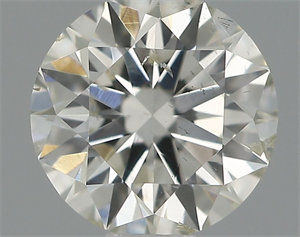 Picture of Natural Diamond 0.51 Carats, Round with Excellent Cut, H Color, SI1 Clarity and Certified by IGI