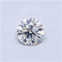 Natural Diamond 0.44 Carats, Round with Very Good Cut, I Color, SI2 Clarity and Certified by GIA