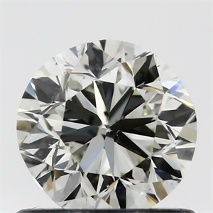 Picture of Natural Diamond 0.70 Carats, Round with Very Good Cut, K Color, SI1 Clarity and Certified by GIA