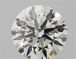 Picture of Natural Diamond 0.44 Carats, Round with Excellent Cut, I Color, VS2 Clarity and Certified by GIA