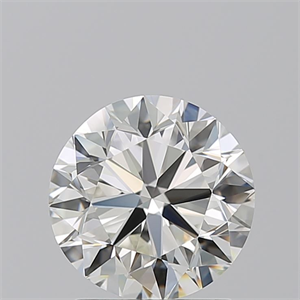 Picture of Natural Diamond 2.01 Carats, Round with Very Good Cut, I Color, VVS1 Clarity and Certified by GIA