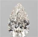 Natural Diamond 1.60 Carats, Pear with  Cut, J Color, IF Clarity and Certified by IGI