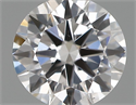 Natural Diamond 0.40 Carats, Round with Excellent Cut, D Color, VS2 Clarity and Certified by IGI