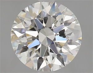 Picture of Natural Diamond 1.90 Carats, Round with Excellent Cut, I Color, VS1 Clarity and Certified by GIA