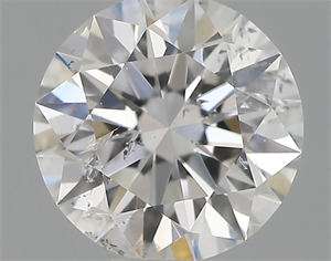 Picture of Natural Diamond 0.40 Carats, Round with Excellent Cut, E Color, I1 Clarity and Certified by GIA