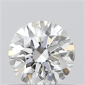 Natural Diamond 0.42 Carats, Round with Excellent Cut, G Color, SI1 Clarity and Certified by GIA