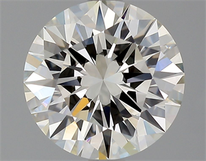 Picture of Natural Diamond 2.02 Carats, Round with Excellent Cut, I Color, VVS2 Clarity and Certified by GIA