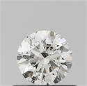 Natural Diamond 0.40 Carats, Round with Excellent Cut, J Color, SI1 Clarity and Certified by IGI