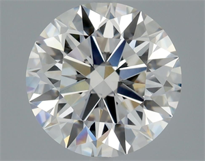 Picture of Natural Diamond 2.03 Carats, Round with Excellent Cut, G Color, VVS2 Clarity and Certified by GIA