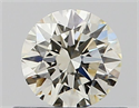 Natural Diamond 0.50 Carats, Round with Excellent Cut, I Color, VS1 Clarity and Certified by IGI