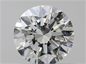 Natural Diamond 0.40 Carats, Round with Excellent Cut, J Color, SI1 Clarity and Certified by GIA