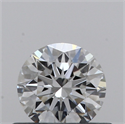 Natural Diamond 0.42 Carats, Round with Excellent Cut, E Color, VS1 Clarity and Certified by GIA