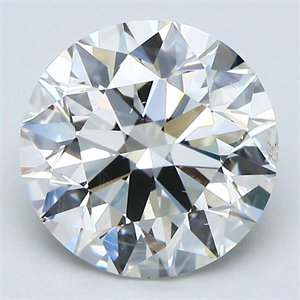 Picture of Natural Diamond 3.00 Carats, Round with Excellent Cut, J Color, SI1 Clarity and Certified by GIA