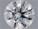 Natural Diamond 0.50 Carats, Round with Excellent Cut, H Color, VS2 Clarity and Certified by IGI