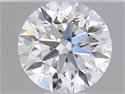 Natural Diamond 0.40 Carats, Round with Very Good Cut, F Color, VS2 Clarity and Certified by GIA