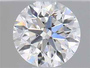 Picture of Natural Diamond 0.40 Carats, Round with Very Good Cut, F Color, VS2 Clarity and Certified by GIA