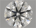 Natural Diamond 0.40 Carats, Round with Very Good Cut, I Color, SI2 Clarity and Certified by GIA