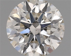 Picture of Natural Diamond 0.50 Carats, Round with Excellent Cut, I Color, SI1 Clarity and Certified by IGI