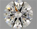 Natural Diamond 2.05 Carats, Round with Excellent Cut, J Color, SI1 Clarity and Certified by GIA