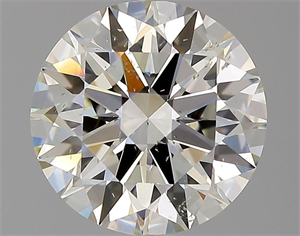 Picture of Natural Diamond 2.05 Carats, Round with Excellent Cut, J Color, SI1 Clarity and Certified by GIA