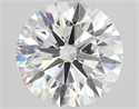 Natural Diamond 2.01 Carats, Round with Excellent Cut, E Color, VS2 Clarity and Certified by GIA