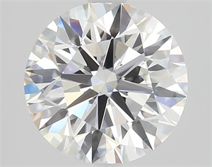 Picture of Natural Diamond 2.01 Carats, Round with Excellent Cut, E Color, VS2 Clarity and Certified by GIA