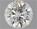 Natural Diamond 1.68 Carats, Round with Excellent Cut, I Color, VS1 Clarity and Certified by GIA