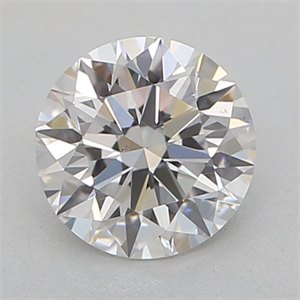 Picture of Natural Diamond 0.40 Carats, Round with Excellent Cut, D Color, VS2 Clarity and Certified by GIA