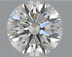 Picture of Natural Diamond 0.40 Carats, Round with Excellent Cut, G Color, SI1 Clarity and Certified by GIA