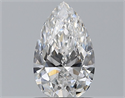 Natural Diamond 0.71 Carats, Pear with  Cut, D Color, VS2 Clarity and Certified by GIA