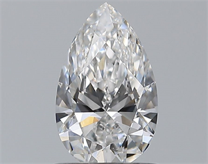 Picture of Natural Diamond 0.71 Carats, Pear with  Cut, D Color, VS2 Clarity and Certified by GIA