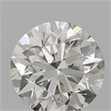 Natural Diamond 0.50 Carats, Round with Very Good Cut, K Color, VS2 Clarity and Certified by GIA