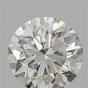 Picture of Natural Diamond 0.50 Carats, Round with Very Good Cut, K Color, VS2 Clarity and Certified by GIA