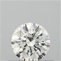 Natural Diamond 0.40 Carats, Round with Excellent Cut, F Color, VS1 Clarity and Certified by IGI