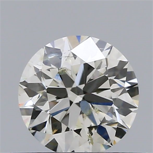 Picture of Natural Diamond 0.41 Carats, Round with Excellent Cut, I Color, SI2 Clarity and Certified by IGI