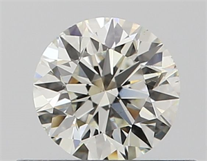 Picture of Natural Diamond 0.40 Carats, Round with Excellent Cut, J Color, SI1 Clarity and Certified by GIA