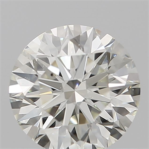 Picture of Natural Diamond 0.60 Carats, Round with Excellent Cut, K Color, SI1 Clarity and Certified by GIA