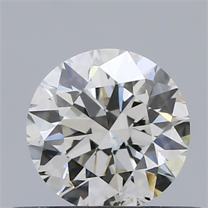 Picture of Natural Diamond 0.40 Carats, Round with Excellent Cut, H Color, SI1 Clarity and Certified by IGI